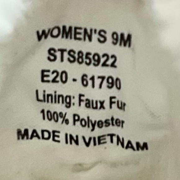 NIB Sperry Top Sider Crest Faux Fur High Top Sneaker Animal Print Tan 9M 40 - Picture 9 of 12